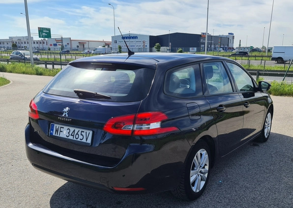 Peugeot 308 cena 45900 przebieg: 74000, rok produkcji 2020 z Warszawa małe 37